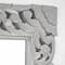 American Art Décor™ 31.5" Gray Hand-Carved Wood Medallion Accent Wall Mirror